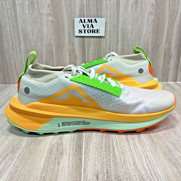 Nike ZoomX Zegama 2 Summit White Laser Orange FD5191-100 Women's Size 10 - Picture 7 of 10